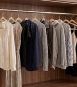 FEELINGS Velvet Hangers Without Tie Holder - Pack of 120 , Beige - Image 4
