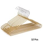 FEELINGS Metal  Hangers, 12-Piece Set, 40 x 20 cm, Gold
