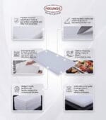 FEELINGS Polyethylene Cutting Board – Durable, Non-Toxic, Food-Safe, Rectangular 48 x 35 x 1.8cm - Image 4