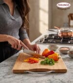 FEELINGS Wooden Chopping Board Bamboo Cutting Board 40 x 30 x 1.8cm - Image 3