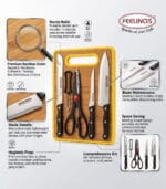 FEELINGS Cutting Board with Knife Set, 5 Pieces - Image 5