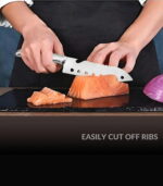 Stainless Steel Knife – Heavy-Duty Meat & Vegetable Chopper with Ergonomic Handle Size 30.8x4cm - Image 4